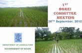 Achievements 2011-12 Record production of Rice & Wheat (Lakh MT)