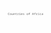 Countries of Africa. AlgeriaAngola BeninBotswana.