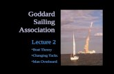 Goddard Sailing Association Lecture 2 Boat Theory Changing Tacks Man Overboard.