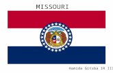 MISSOURI Hamida Gitsba IR III. Missouri (abbreviated MO) is a U.S. state located in the Midwestern United States, bordered by Iowa, Illinois, Kentucky,