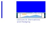 Lecture 9: Derivatives and Hedging. Futures and forwards 2.