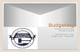 1 Budgeting Finance Committee Student Senate Jeff Hinckley, Chair Dylan Kelly, Treasurer.