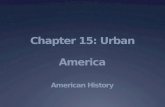 Chapter 15: Urban America American History. Immigration  Many Europeans decided to immigrate to the United States for several reasons  heard U.S. had.