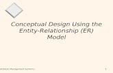 Database Management Systems,1 Conceptual Design Using the Entity-Relationship (ER) Model.