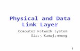 1 Physical and Data Link Layer Computer Network System Sirak Kaewjamnong.
