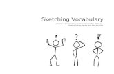 Sketching Vocabulary Chapter 3.4 in Sketching User Experiences: The Workbook Drawing objects, people, and their activities.