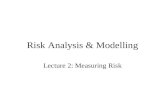 Risk Analysis & Modelling Lecture 2: Measuring Risk.