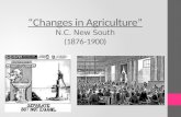 “Changes in Agriculture” N.C. New South (1876-1900)