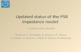 Updated status of the PSB impedance model C. Zannini and G. Rumolo Thanks to: E. Benedetto, N. Biancacci, E. Métral, B. Mikulec, N. Mounet, T. Rijoff,