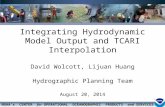 NOAA’s CENTER for OPERATIONAL OCEANOGRAPHIC PRODUCTS and SERVICES Integrating Hydrodynamic Model Output and TCARI Interpolation David Wolcott, Lijuan Huang.