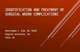 IDENTIFICATION AND TREATMENT OF SURGICAL WOUND COMPLICATIONS Christopher L. Cole, DO, FACOS Surgical Associates, Inc Tulsa, OK.