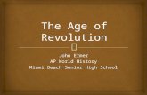 John Ermer AP World History Miami Beach Senior High School.
