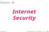 McGraw-Hill©The McGraw-Hill Companies, Inc., 2000 Chapter 29 Internet Security.