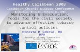Monitoring & Evaluation: Tools for the civil society to advance effective tobacco control policies Ernesto M Sebrié, MD MPH Transdisciplinary Tobacco Use.