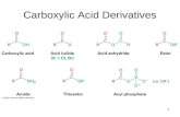 1 Carboxylic Acid Derivatives. 2 Phosphate Nomenclature.