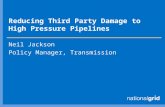 Reducing Third Party Damage to High Pressure Pipelines Neil Jackson Policy Manager, Transmission.