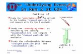 Fermilab MC Workshop April 30, 2003 Rick Field - Florida/CDFPage 1 The “Underlying Event” in Run 2 at CDF  Study the “underlying event” as defined by.