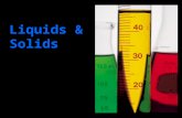 Liquids & Solids. Objectives 12-1 describe the motion of particles of a liquid and the properties of a liquid using KMT define and discuss vaporization.