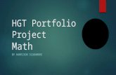 HGT Portfolio Project Math BY HARRISON SCUDAMORE.