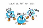 STATES OF MATTER. First, a few important things: Arrangement and movement of particles in matter determines the phase There are FORCES OF ATTRACTION between.
