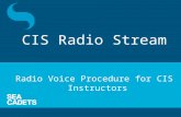 CIS Radio Stream Radio Voice Procedure for CIS Instructors.