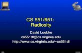 DPL11/27/2015 CS 551/651: Radiosity David Luebke cs551dl@cs.virginia.educs551dl.