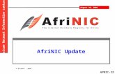 African Network Information centre August 30, 2006 © AfriNIC - 2006 AfriNIC Update APNIC-22.
