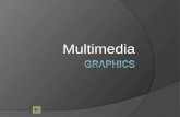 Multimedia. What is a graphic?  A graphic can be a: Chart Drawing Painting Photograph Logo Navigation button Diagram.