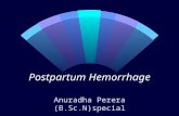 Postpartum Hemorrhage Anuradha Perera (B.Sc.N)special.