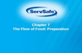 Chapter 7 The Flow of Food: Preparation. General Preparation Practices When prepping food: Make sure workstations, cutting boards, and utensils are clean.