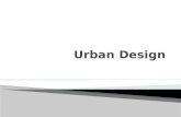 Urban design involves the arrangement and design of buildings, public spaces, transport systems, services, and amenities.  Urban design is the process.