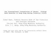 The International Transmission of Shocks: Foreign Bank Branches in Hong Kong during Financial Crisis Simon Kwan, Federal Reserve Bank of San Francisco.