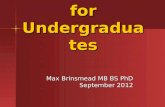 Uterine Fibroids for Undergraduates Max Brinsmead MB BS PhD September 2012.