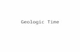 Geologic Time. “Consider the Earth’s History as the old measure of the English yard, the distance from the king’s nose to the tip of his outstretched.