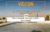 VEhicle COntrol and Navigation) An After Seismic Disaster Application VECON (VEhicle COntrol and Navigation) An After Seismic Disaster Application Laboratory.