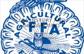 FFA HISTORY AND BACKGROUND Ms. Wiener Agriculture Department.