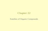 Chapter 22 Families of Organic Compounds. Tetrahedral Carbon Compounds. In tetrahedral compounds the atom or group of atoms responsible for the characteristic.