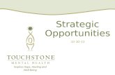 Strategic Opportunities 10-30-13 Inspires Hope, Healing and Well-Being.