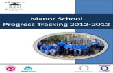 Manor School Progress Tracking 2012-2013 1. Contents Introduction3 Summary of Findings 2012-20134 Free School Meal Progression5 Gender Progression6 Special.