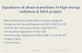 Signatures of phase transitions in high energy collisions & NICA project 8.9.2011Richard Lednicky New Trends, Alushta, Ukraine -Thermal hadron production.