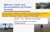 Efficacy, Limits and Accountability of Private Security Universidade Federal da Bahia, Polícia Militar da Bahia Gerenciamento e Prática do Policiamento.