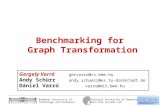 Budapest University of Technology and Economics Technical University of Darmstadt Real-Time Systems Lab Benchmarking for Graph Transformation Gergely Varró.