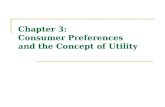 Chapter 3: Consumer Preferences and the Concept of Utility.