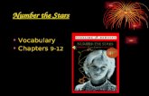 Number the Stars Vocabulary Chapters 9-12. Rhythmically ( rhyth·mi·cal·ly) Pg 74 Adverb With a regularly recurring pattern or beat as in music or poetry.