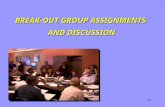 1 1 BREAK-OUT GROUP ASSIGNMENTS AND DISCUSSION. 2 FOCUS ON KEY BUT DOABLE PARTS OF MEDICAL DISASTER PLANNING.