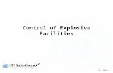 Control of Explosive Facilities MA8 Slide 1. Operational Procedures Personnel to be Suitably Qualified and Experienced Conditions of employment Security.