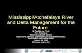 Mississippi/Atchafalaya River and Delta Management for the Future G. Paul Kemp Ph.D. Vice-President National Audubon Society Governor's Advisory Commission.