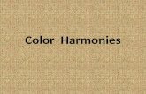 Color Harmonies. Color schemes look best, when one color dominates. Your dominant color should cover about two thirds of the room area. An equal split.