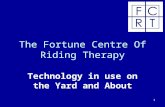 1 The Fortune Centre Of Riding Therapy Technology in use on the Yard and About.