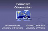 Michael C. McKenna University of Virginia Sharon Walpole University of Delaware Formative Observation.